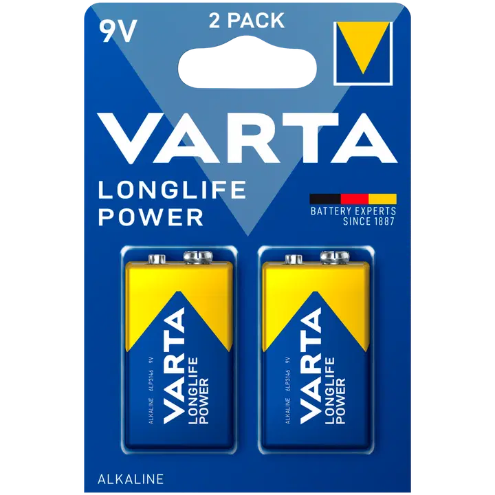 Varta patarei high energy 9v 2tk