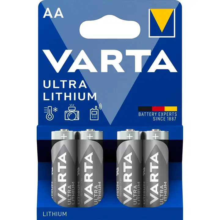 Varta patarei ultra lithium aa 4 tk
