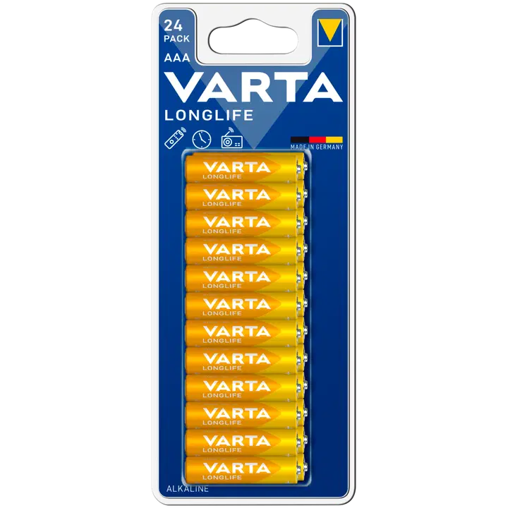 Varta leelispatarei longlife aaa 24tk