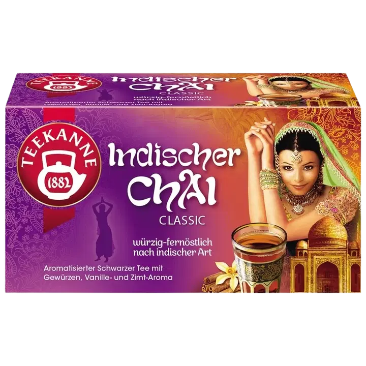 Teekanne India Chai must tee maitsestatud 40g
