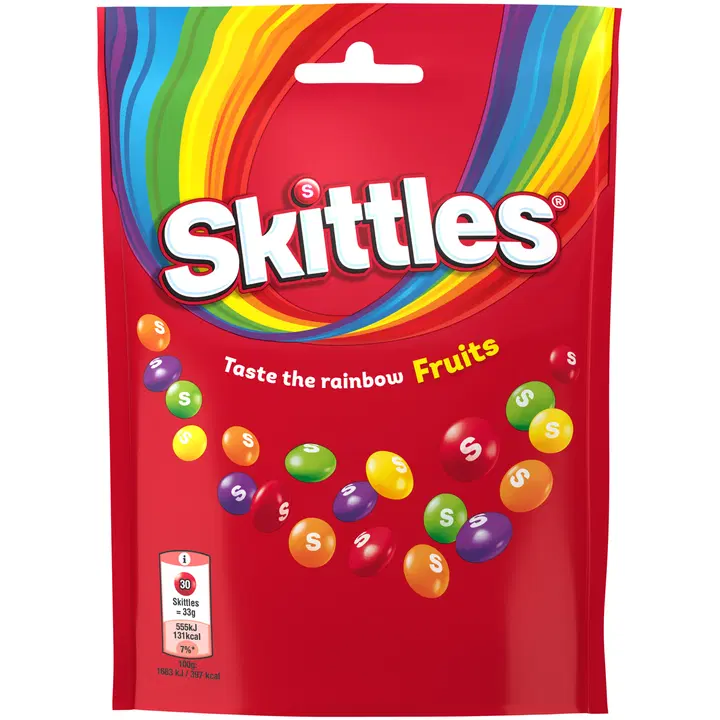 Skittles dražeed Puuviljamaitselise suhkrukattega Crazy Sours 152g