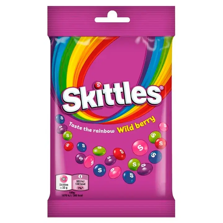 Skittles dražeed  Wild Berry, 95g