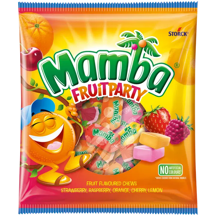 Mamba Fruitparty närimiskommid 140g