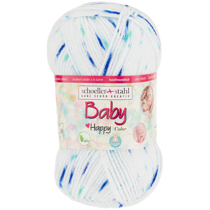 Lõng Baby Happy color 50g helesinine