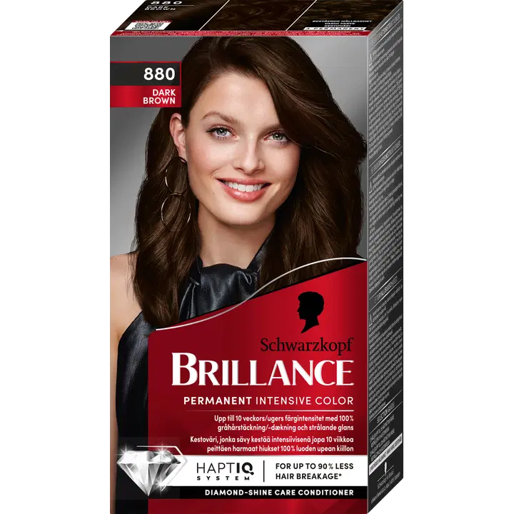 Juuksevärv Brillance 880 Dark Brown