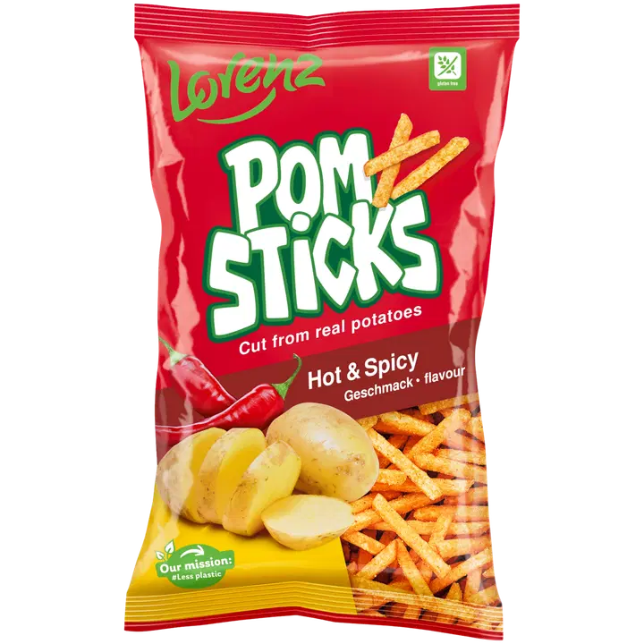 Pomsticks kartulisnäkid tšilliga