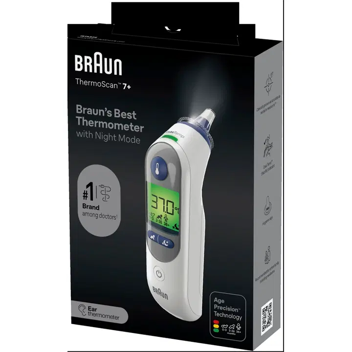 Kõrvatermomeeter Braun Thermoscan 7+