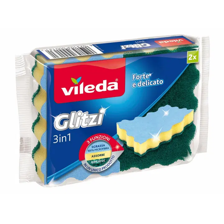 Svamm Vileda Glitzi 3in1 2tk