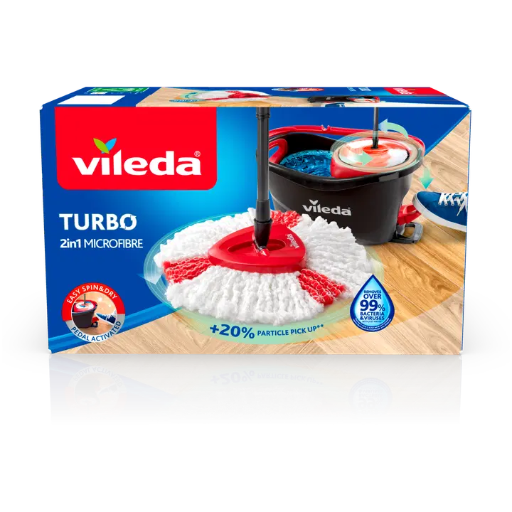 Vileda mopp+ämber Easywring&Clean Turbo