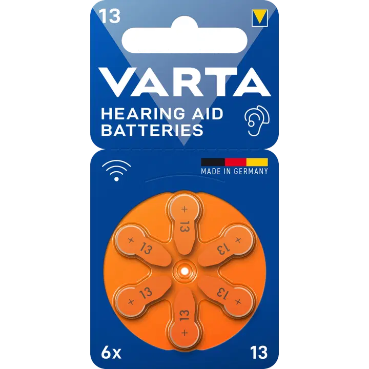 Varta kuulmisaparaadi patareid 13 6tk