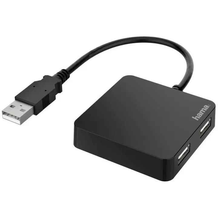 USB-Hub, 4-port, 4xUSB-A, USB 2.0