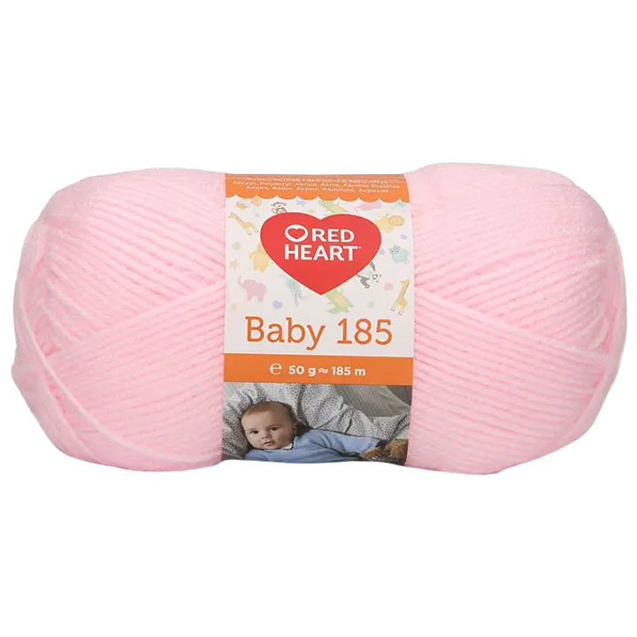 Lõng Red Heart Baby 50 g, roosa , 100% akrüül