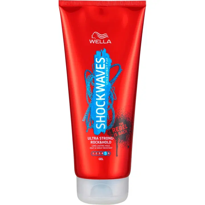 Wella juuksegeel shockwaves rockn hold 200ml