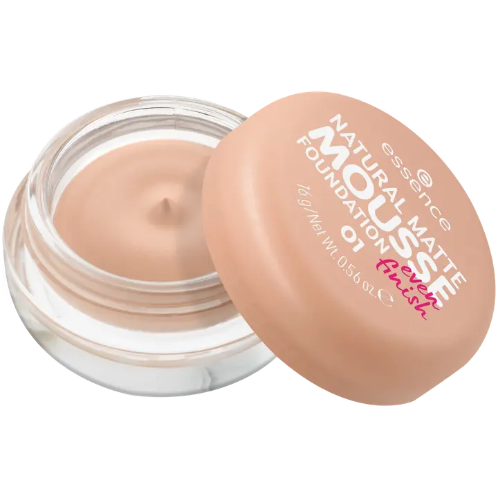 Essence natural matte mousse jumestuskreem 01