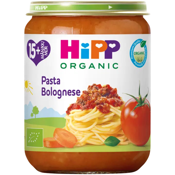 Hipp ökoloogiline pasta bolognese 15k+ 250g