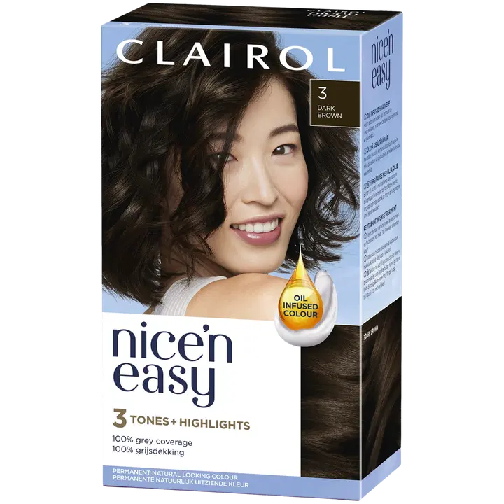 Juuksevärv Clairol püsi 3 tumepruun