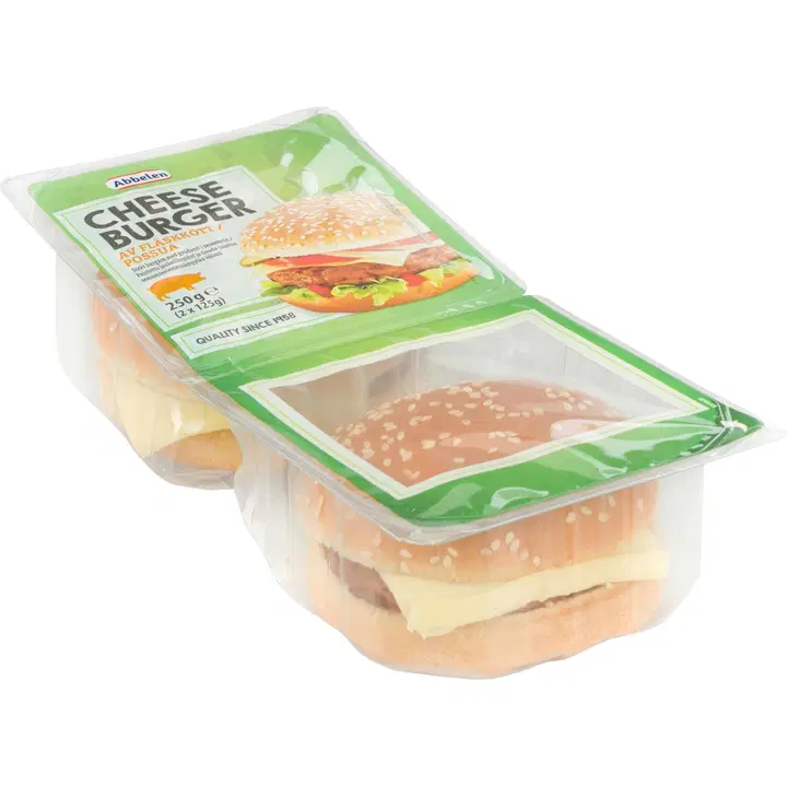 Abbelen Juustuburger 2 tk/250 g