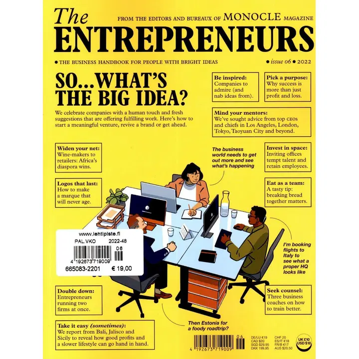 The Entrepreneurs Monocle (inglise keeles)