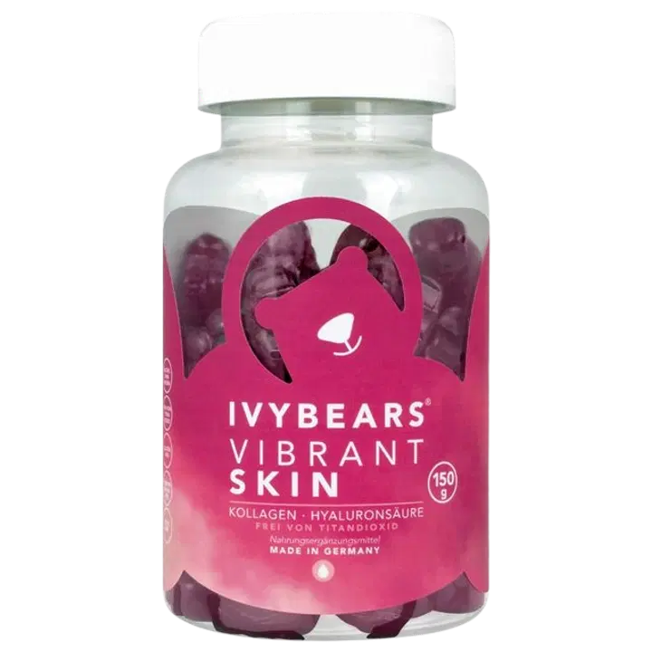 IvyBears Vibrant Skin kollageeni ja hüaluroonhappega kummikarud 60tk