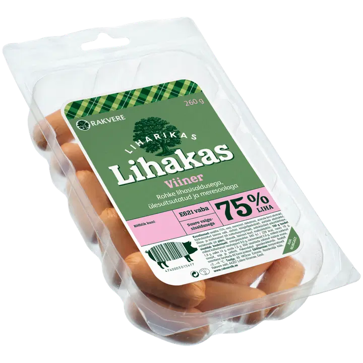 Rakvere Lihakas Viiner 260 G