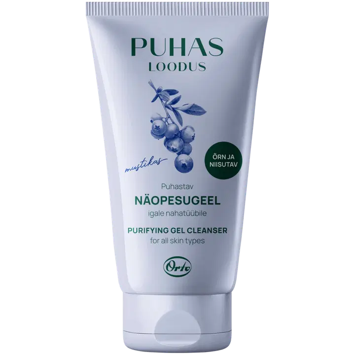 Puhas Loodus näopesugeel mustika 150ml puhastav