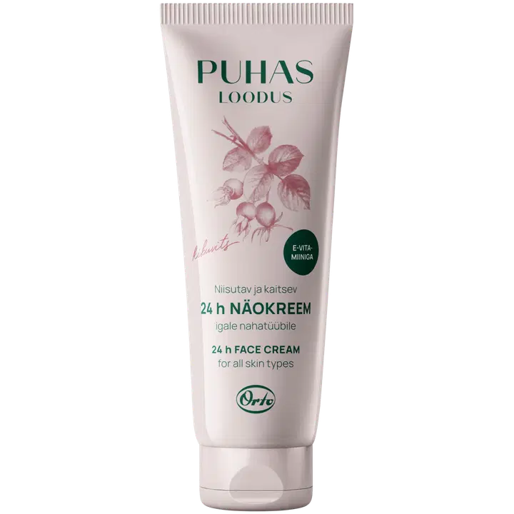Puhas Loodus näokreem kibuvits 75ml 24h