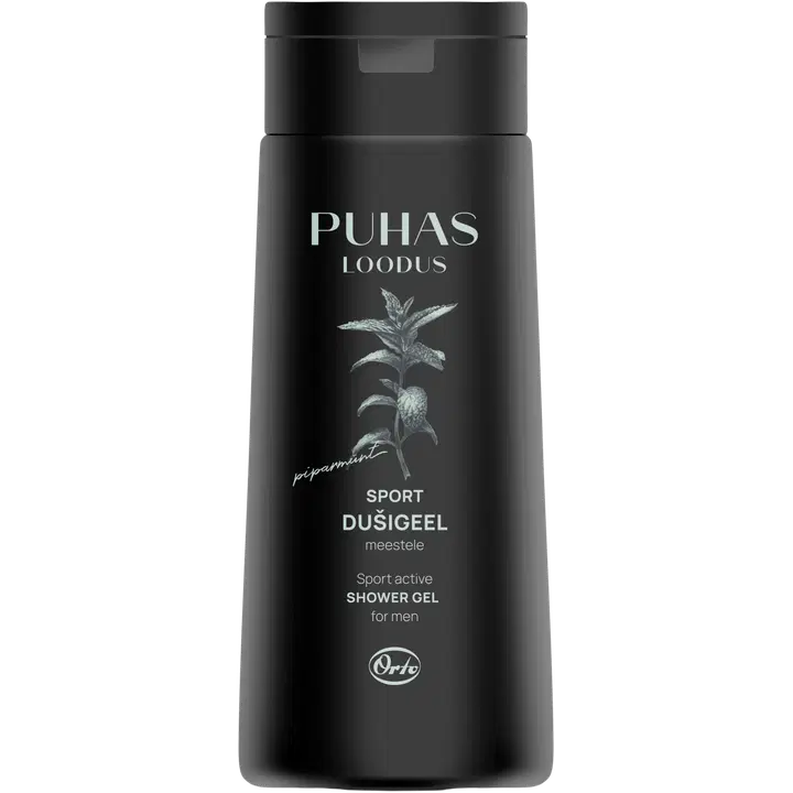 Puhas Loodus dušigeel Sport piparmündi meestele 250ml