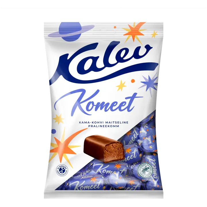 Kalev Komeet pralineekompvekid 175 g
