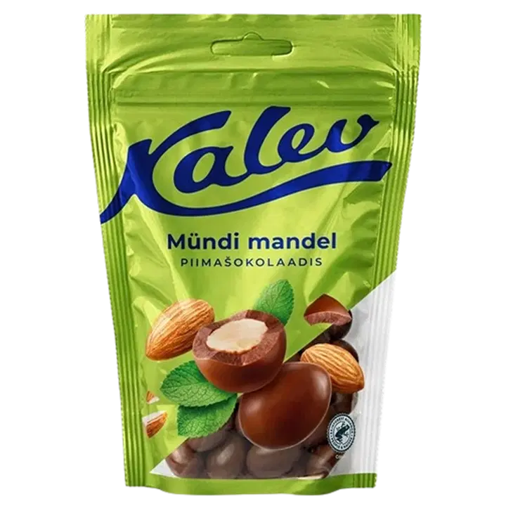 Kalev mandel mündimaitseline piimašokolaadis 140 g