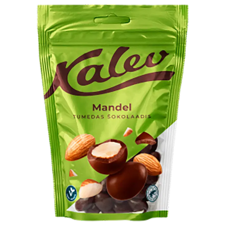 Kalev mandel tumedas šokolaadis 140g