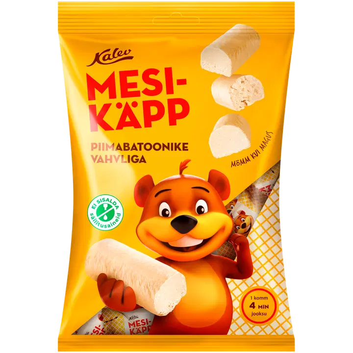 Mesikäpp piimabatoonike vahvliga 150g