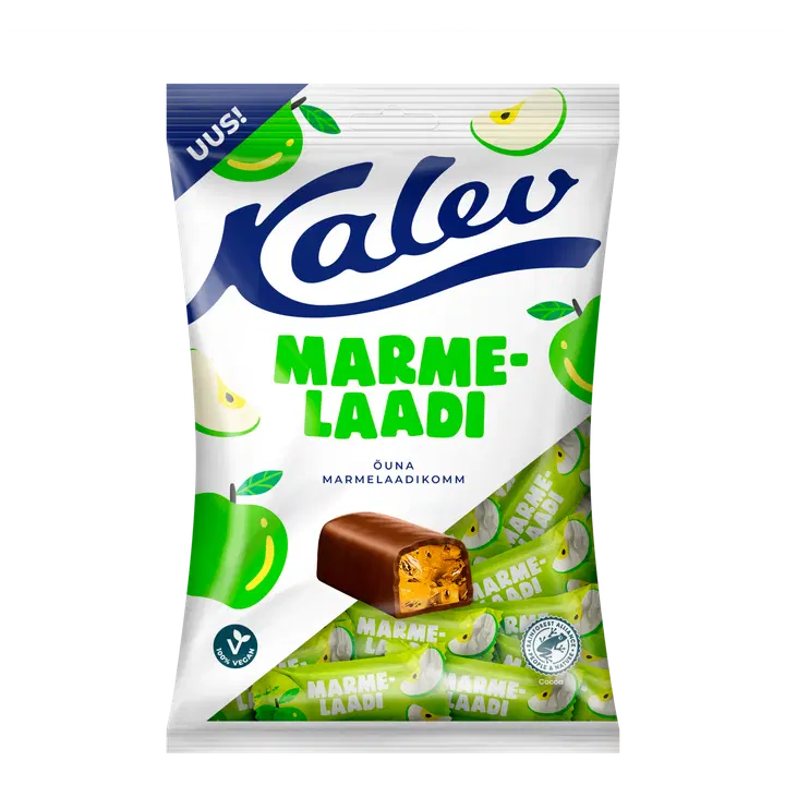 KALEV Õuna marmelaadikommid 175g