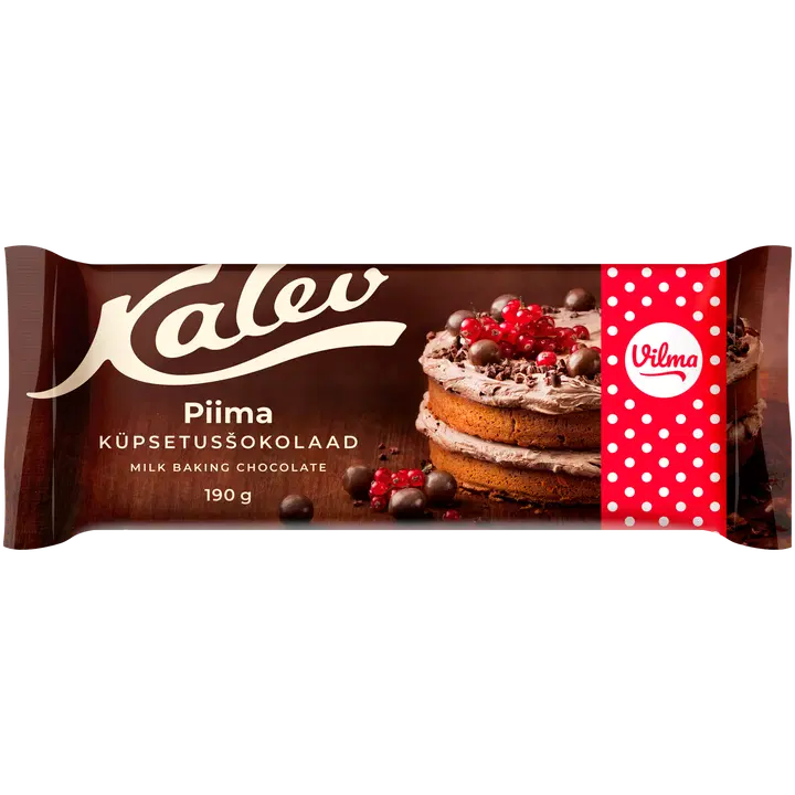 Vilma küpsetusšokolaad piima 190g