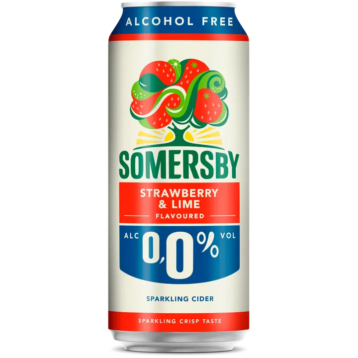 Somersby Strawberry&Lime alkoholivaba siider 500ml