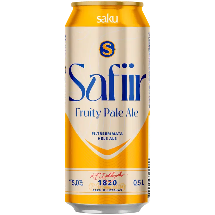 Saku Safiir õlu 5%vol 500 ml