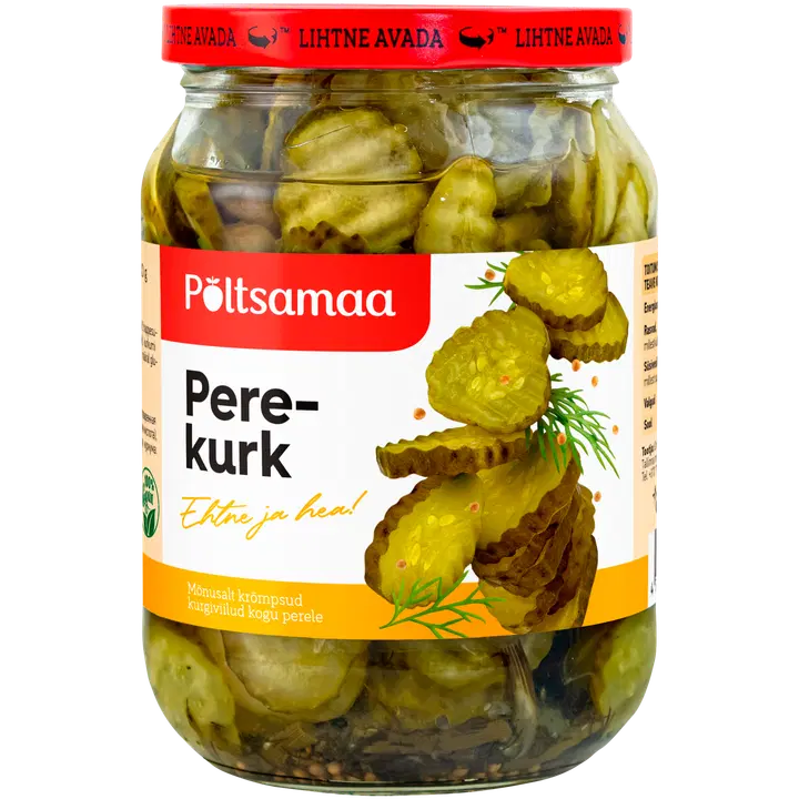Põltsamaa perekurk (viil) 680g