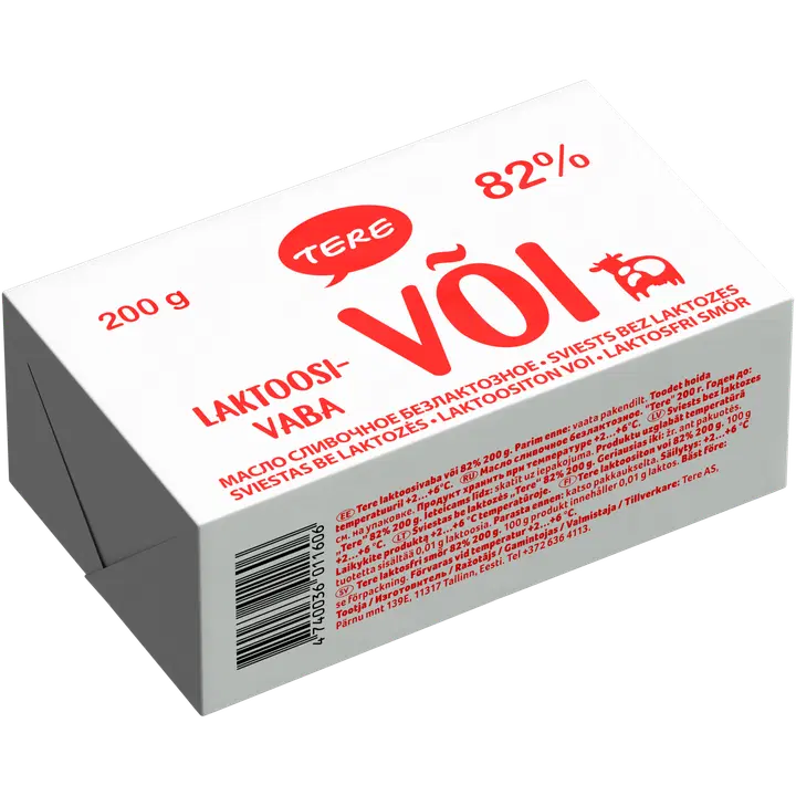 Tere Laktoosivaba või 82%, 200 g