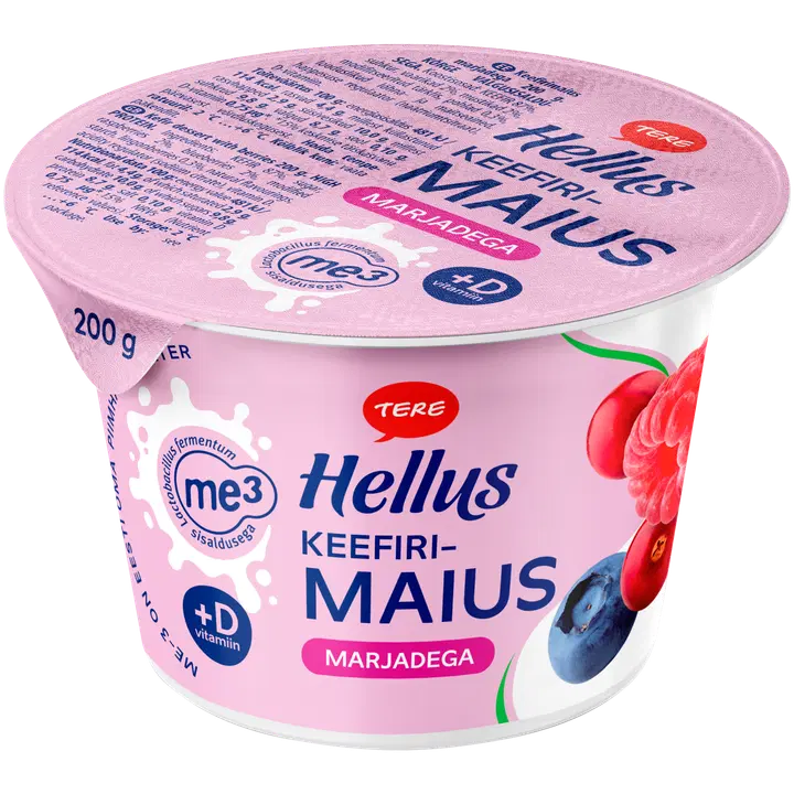 Helluse metsamarja keefirimaius, 200 g