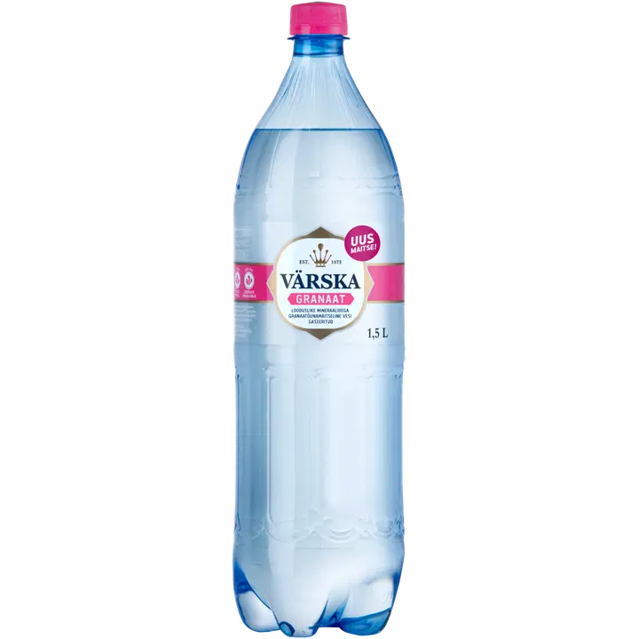 Värska Granaat karboniseeritud vesi granaatõuna maitseline 1,5 L