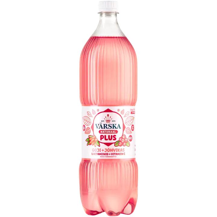 Värska Naturaal Plus Goji Jõhvikas maitsevesi 1,5 l