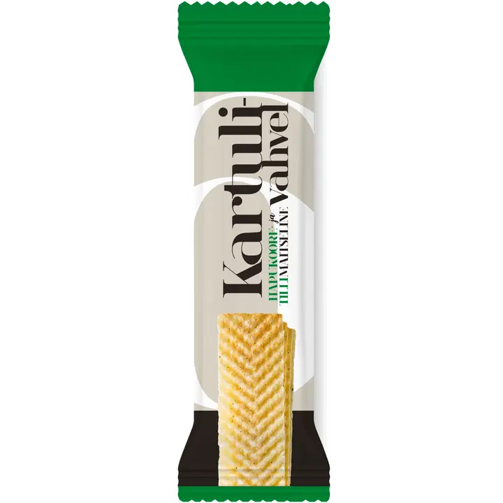 Balsnack hapukoore- ja tillimaitselised kartulivahvlid 90 g