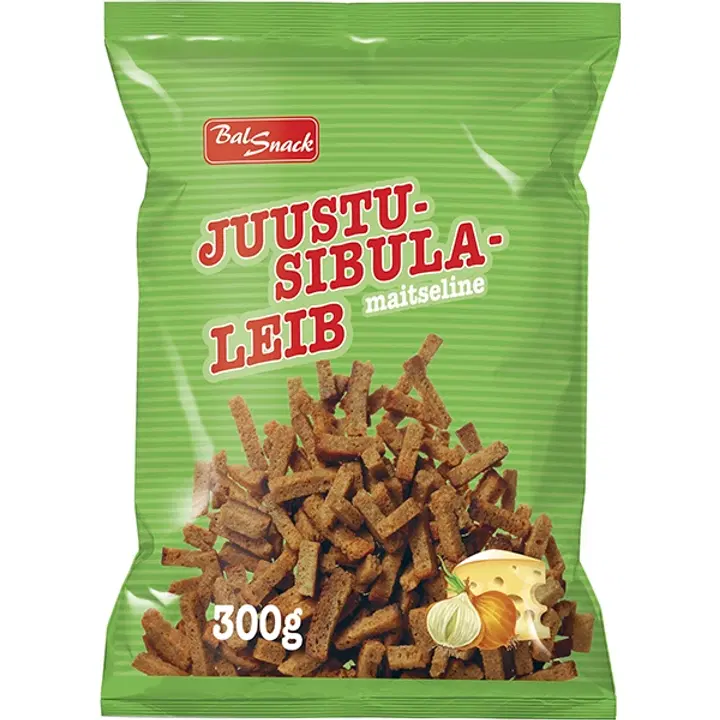 Balsnack juustu-sibulamaitseline leib 300g