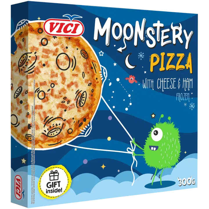 Vici Moonstery pitsa singi ja juustuga, 300g