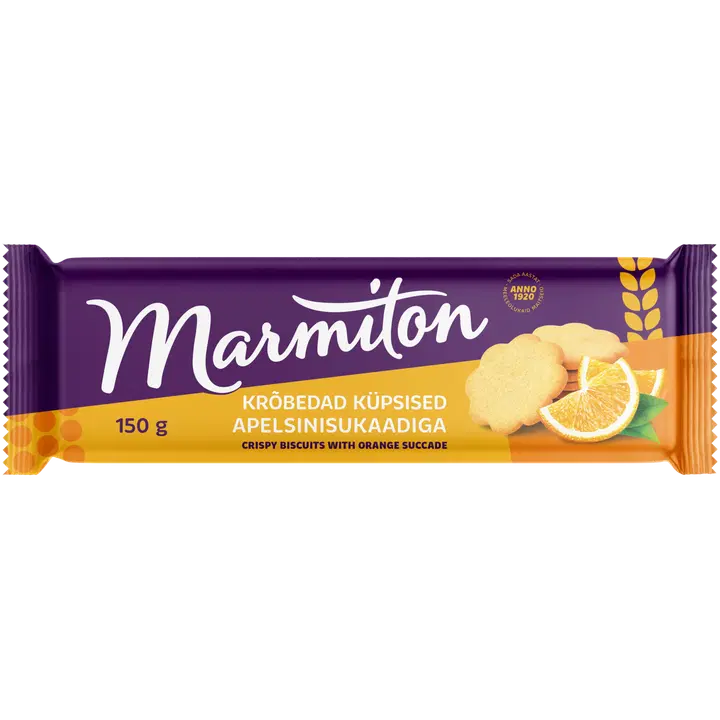 Marmiton krõbedad küpsised apelsinisukaadiga 150g