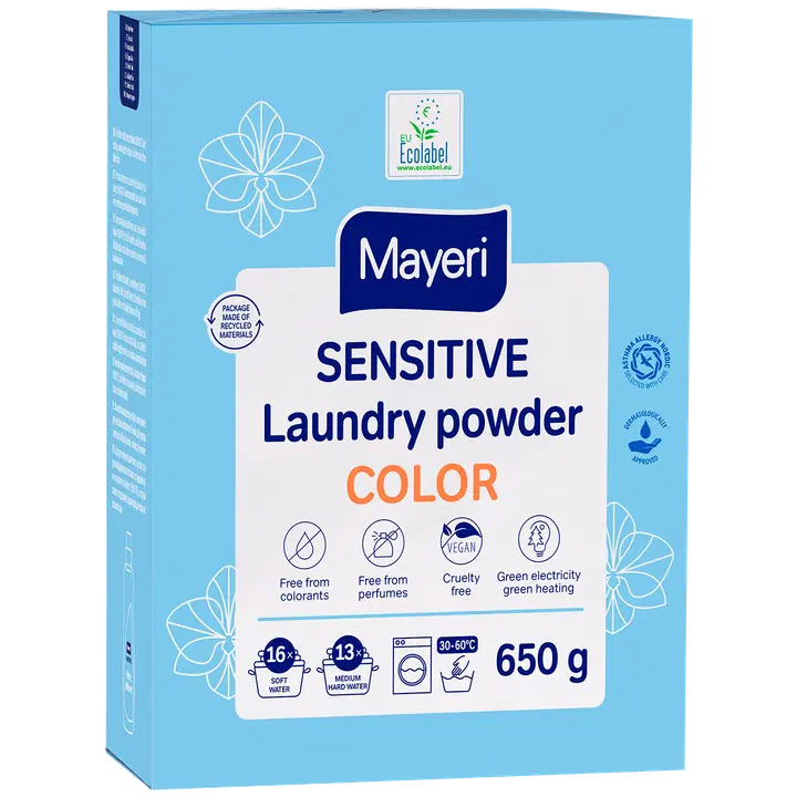Pesupulber mayeri sensitive color 650g