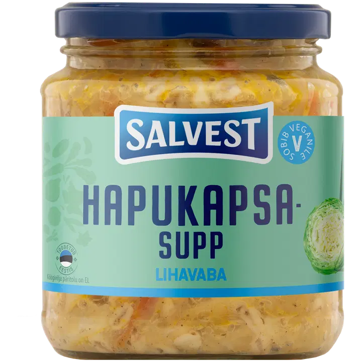 Salvest hapukapsasupp 530 g lihavaba