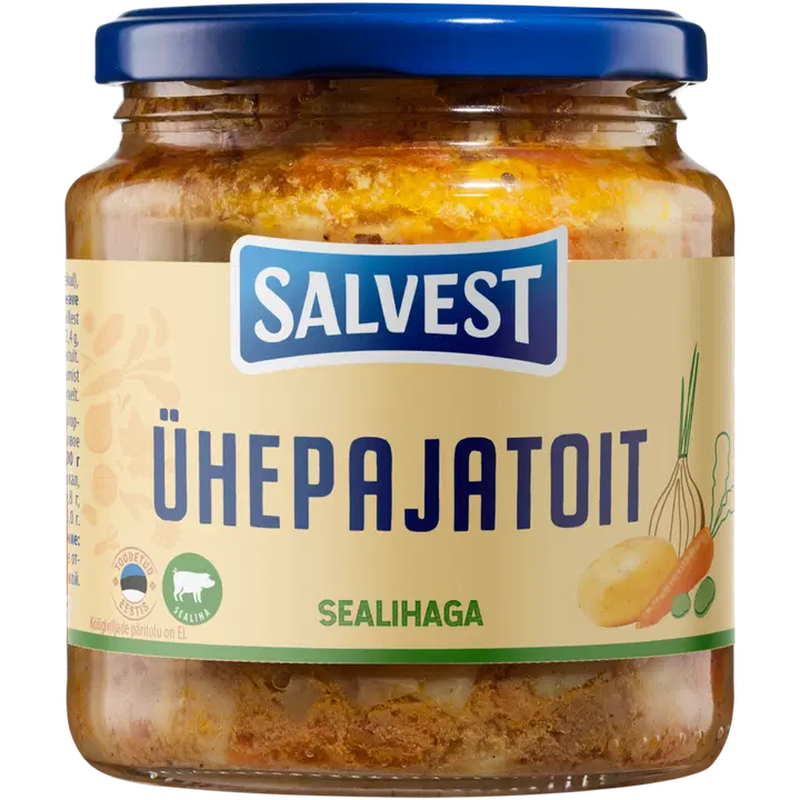 Salvest ühepajatoit sealihaga 530 g