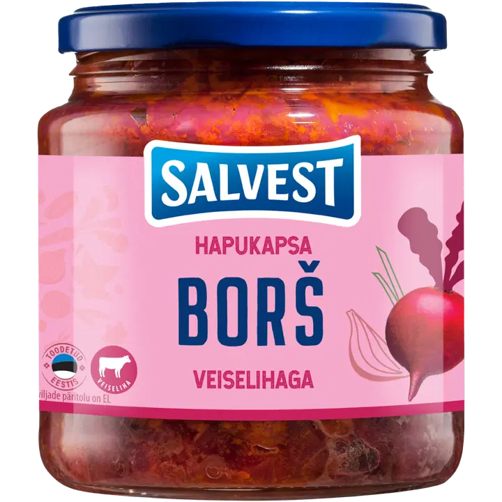 Salvest hapukapsaborš veiselihaga 530 g