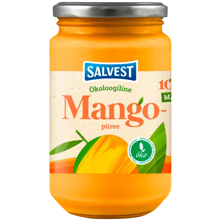 Salvest ökoloogiline mangopüree 450 g