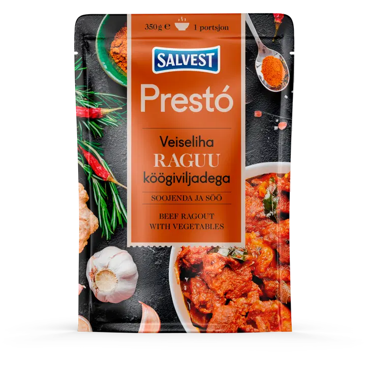 Presto veiseliha raguu köögiviljadega 350 g